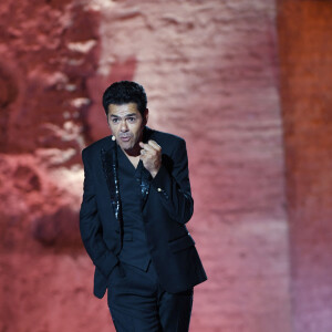 Exclusif - Jamel Debbouze lors de la soirée du grand gala du "Marrakech du Rire 2022" pour la 10ème édition au palais El Badiî à Marrakech, Maroc, le 18 juin 2022. © Rachid Bellak/Bestimage