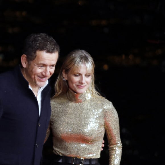 Dany Boon et Mélanie Laurent à la première de Murder Mystery II Passerelle Debilly à Paris le 16 mars 2023. © Denis Guignebourg / Bestimage 