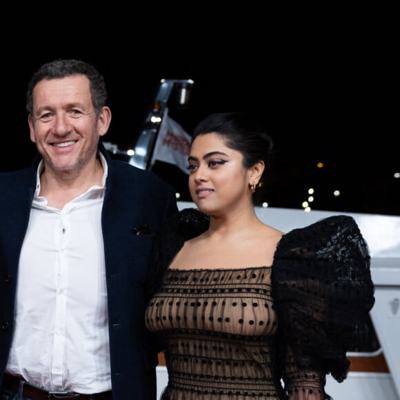 Jennifer Aniston, Adam Sandler, Mélanie Laurent, Dany Boon, Kuhoo Verma à la première de Murder Mystery II Passerelle Debilly à Paris le 16 mars 2023. © Olivier Borde / Bestimage 