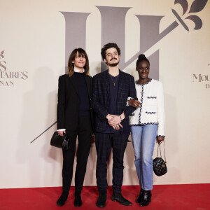 Exclusif - Sophie Marceau, son fils Vincent Żuławski, Eye Haïdara - Photocall de l'avant-première du film "Les Trois Mousquetaires : D'Artagnan" aux Invalides à Paris le 21 mars 2023. © Moreau / Jacovides / Guirec / Bestimage