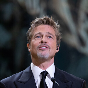 Brad Pitt  lors de la 48ème édition des César à l'Olympia à Paris le 24 février 2023 © Olivier Borde / Dominique Jacovides / Bestimage 