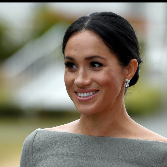 Le prince Harry, duc de Sussex et sa femme Meghan Markle, duchesse de Sussex rencontre le président Irlandais Michael D. Higgins et sa femme Sabina Coyne à Dublin le 11 juillet 2018 