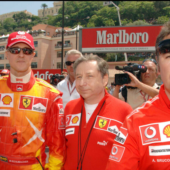 Michael Schumachr et Jean Todt - Grand Prix de F1 de Monaco.