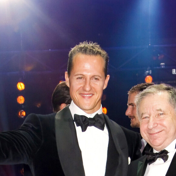 Michael Schumacher et Jean Todt lors de la soiree GQ a Berlin en Allemagne le 29 octobre 2010.
