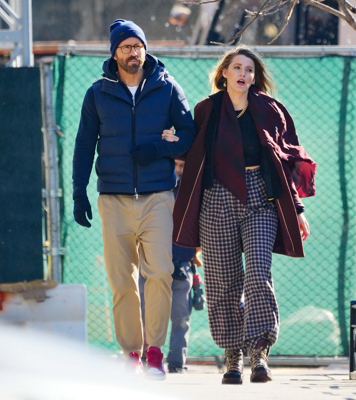 Photo Blake Lively Et Son Mari Ryan Reynolds Se Baladent Dans New York City Le 27 Février 