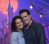 Faustine Bollaert et son mari Maxime Chattam - People au lancement du nouveau spectacle "Mickey et le magicien" au Parc Disneyland Paris. Le 2 juillet 2016 © Giancarlo Gorassini / Bestimage