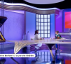 Faustine Bollaert invitée de l'émission "C médiatique" sur France 5, le dimanche 9 avril 2023