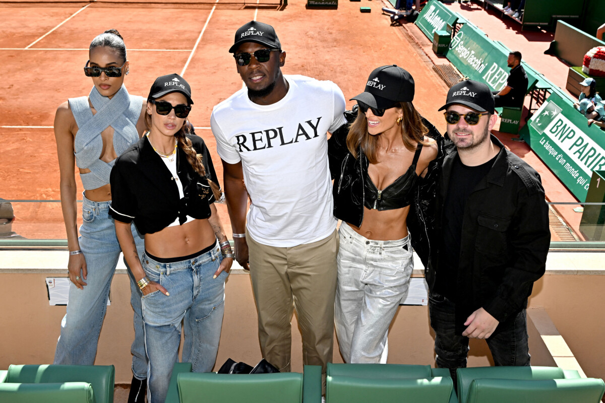 Photo : Cindy Bruna, Melissa Satta, Usain Bolt, Izabel Goulart et