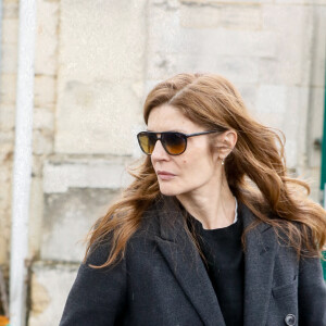 Chiara Mastroianni - Obsèques de l'avocat Hervé Temime au cimetière du Montparnasse à Paris, le 14 avril 2023. © Clovis-Jacovides/Bestimage