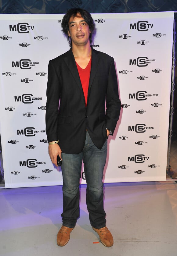 Georges-Alain Jones (Star Ac 2) - La chaine MCS (Ma Chaine Sport) fete son 5eme anniversaire a la Gaite Lyrique a Paris le 17 Decembre 2012.