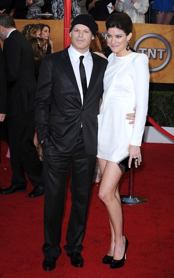 Michael C.  Hall et sa femme Jennifer Carpenter au Screen Actor Guild Awards