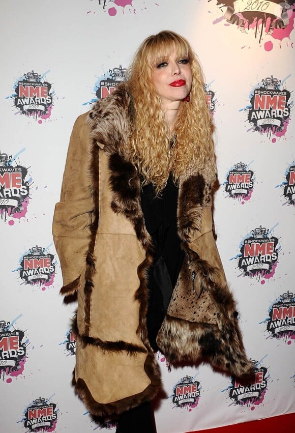 Courtney Love à la cérémonie des NME Awards, le 24 février 2010