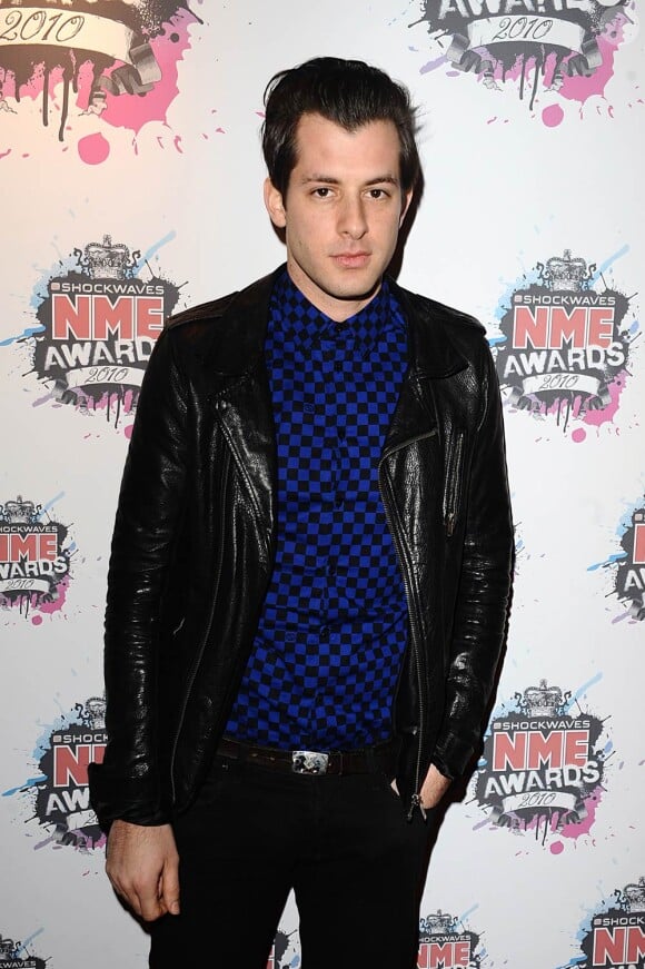 Mark Ronson à la cérémonie des NME Awards, le 24 février 2010