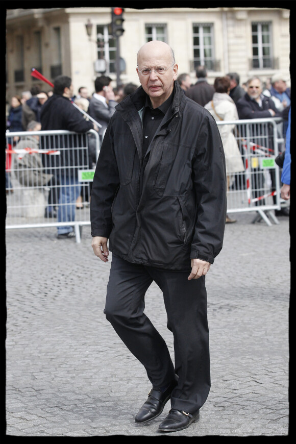 Archive - Patrick Buisson lors du meeting de Nicolas Sarkozy, Place de la Concorde à Paris, le 15 avril 2012. © Alain Guizard/Bestimage