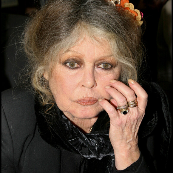 Brigitte Bardot Noel des animaux de la S.P.A au palais des sports Marcel Cerdan.  © Guillaume Gaffiot / Bestimage
