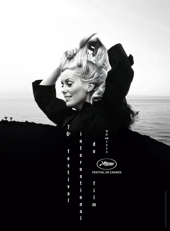 Ce que les cinéphiles attendent, c'est de découvrir l'affiche.
Affiche du Festival international du film de Cannes 2023.