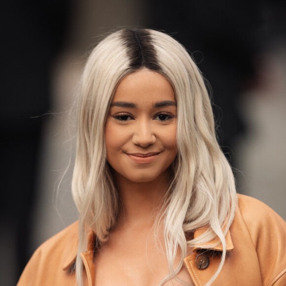 Léna Mahfouf (Léna Situations) - Arrivées au défilé Miu Miu prêt-à-porter automne-hiver 2023/2024 lors de la Fashion Week de Paris (PFW), à Paris, France, le 7 mars 2023. © Tiziano Da Silva/Bestimage 