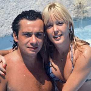 Entre Berger, Delpech, Jonasz, Polnareff et Fugain... Les Michel ont longtemps dominé la chanson française. 
Michel Sardou et Babette (Elisabeth Haas) à Saint-Tropez.