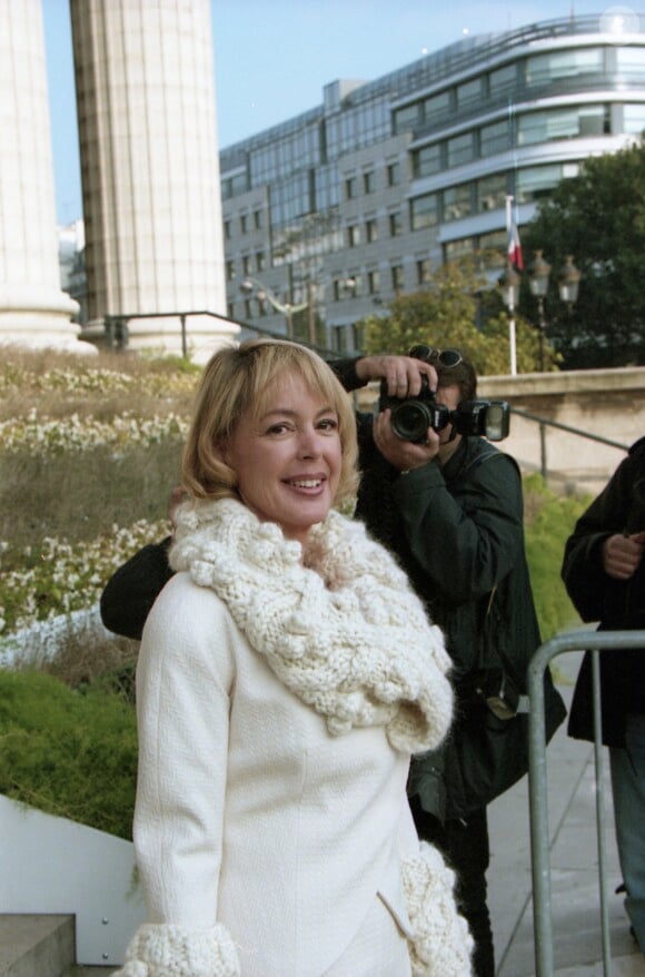 Archives - Élisabeth Haas (Babette) - Mariage de Romain Sardou et Francesca Gobbi en l'église La Madeleine à Paris. Le 16 octobre 1999 © Jean-Claude Woestelenadt / Bestimage