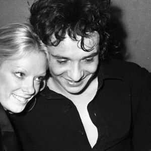 Le premier Olympia de Michel Sardou en vedette, le 3 novembre 1971 - Michel Sardou et sa femme Francoise Pettré © Jean-Claude Woestelandt / Bestimage 