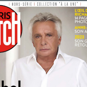 Michel Sardou en couverture du magazine "Paris Match"