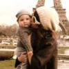Nicole Richie et son fils Sparrow à Paris sur la place du Trocadéro