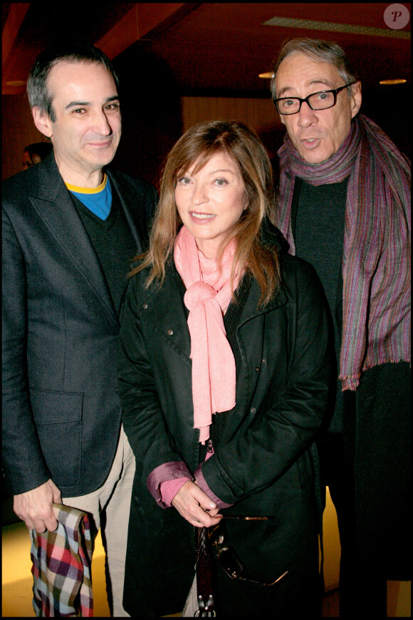 LE REALISATEUR OLIVIER ASSAYAS, MARIE FRANCE PISIER ET ANDRE TECHINE - PREMIERE DU FILM "L'HEURE D'ETE" A L'AUDITORIUM DU MUSEE D'ORSAY A PARIS