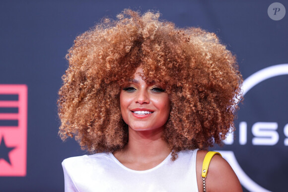 Alicia Aylies - Photocall de la soirée des "BET Awards 2022" à Los Angeles. Le 26 juin 2022