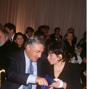 Anne Sinclair et Dominique Strauss Kahn au pavillon Ledoyen à Paris