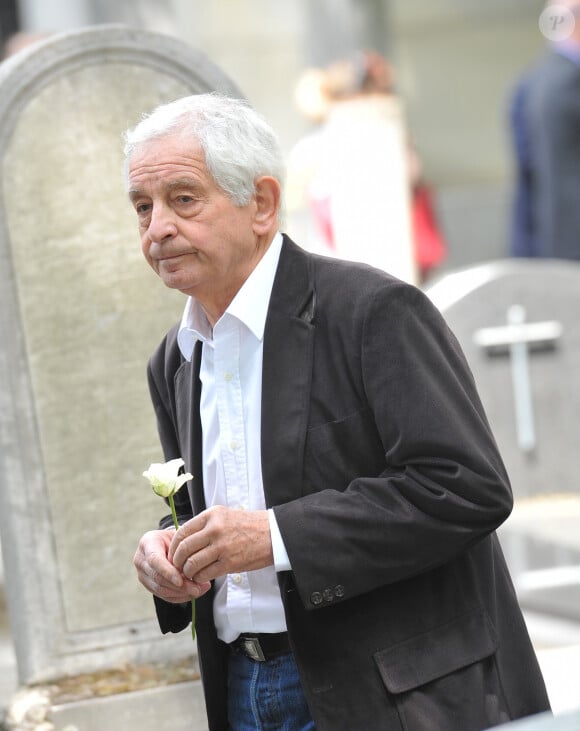 Yvan Levai, premier mari de Anne Sinclair - Obseques de Guy Carcassonne au cimetiere de Montmartre a Paris. Le 3 juin 2013