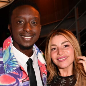 Ahmed Sylla et Lola Marois lors de l'avant-première du film "Notre tout petit mariage" à l'UGC Bercy à Paris le 25 avril 2023. © Veeren / Bestimage 