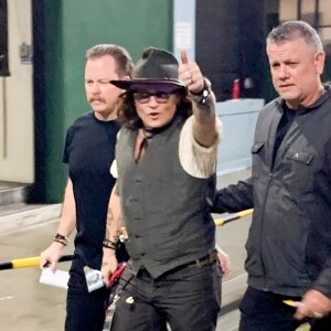 Johnny Depp arrive au Orpheum Theater à Los Angeles, le 6 novembre 2022. 