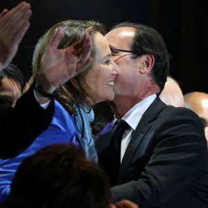 François Hollande et Ségolène Royale le 6 mai 2012 à Paris.
