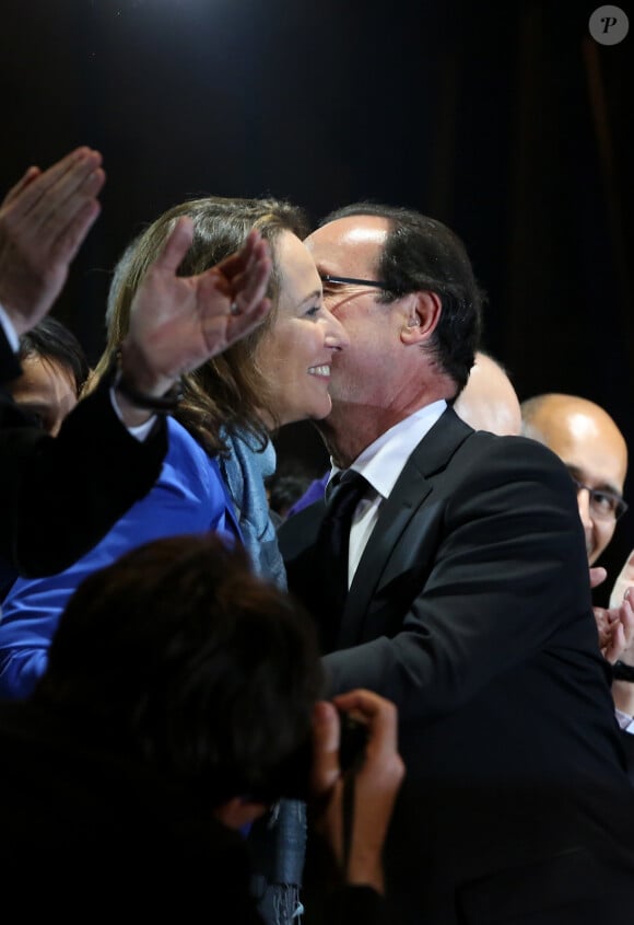 François Hollande et Ségolène Royale le 6 mai 2012 à Paris.