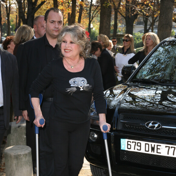 Brigitte Bardot célébre les 20 ans de sa fondation pour les animaux le 28 septembre 2006 au théatre Marigny 
