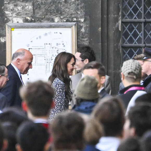 Kate Middleton - La famille royale quitte l'Abbaye de Westminster après une répétition du couronnement. Le 3 mai 2023. @ ABACA / Stefan Rousseau/PA Wire