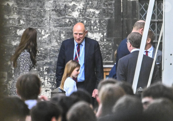 Kate Middleton- La famille royale quitte l'Abbaye de Westminster après une répétition du couronnement. Le 3 mai 2023. @ ABACA / Stefan Rousseau/PA Wire