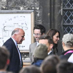 La famille royale quitte l'Abbaye de Westminster après une répétition du couronnement. Le 3 mai 2023. @ ABACA / Stefan Rousseau/PA Wire