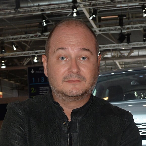 Exclusif - Sébastien Cauet - Soirée Jaguar et Land Rover à l'occasion de l'ouverture du Mondial de l'Automobile au Parc des Expositions de la porte de Versailles à Paris, le 2 octobre 2014.