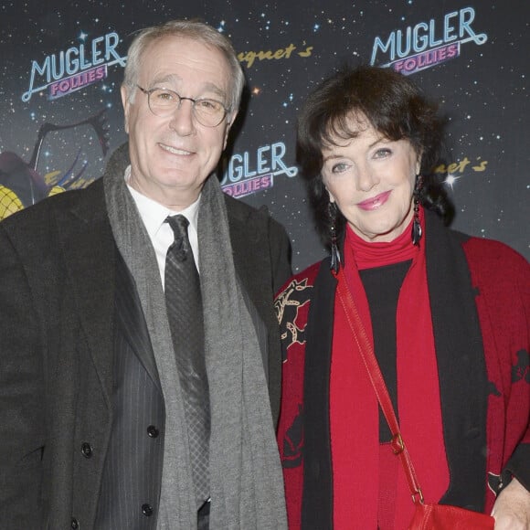 Anny Duperey et Bernard Le Coq - People a la 2eme representation du spectacle de Thierry Mugler au theatre Comedia, intitule "Mugler Follies" a Paris, le 19 décembre 2013. 