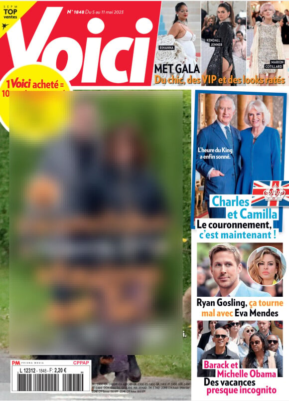 La Une du magazine "Voici"