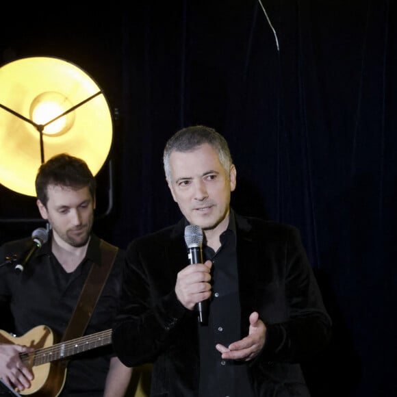 Exclusif - Denis Piednoir, Bruno Putzulu - Premier showcase de Bruno Putzulu au club privé "We Are" à Paris. Le 3 mai 2023. © Jack Tribeca / Bestimage