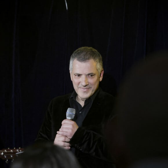 Exclusif - Denis Piednoir, Bruno Putzulu - Premier showcase de Bruno Putzulu au club privé "We Are" à Paris. Le 3 mai 2023. © Jack Tribeca / Bestimage