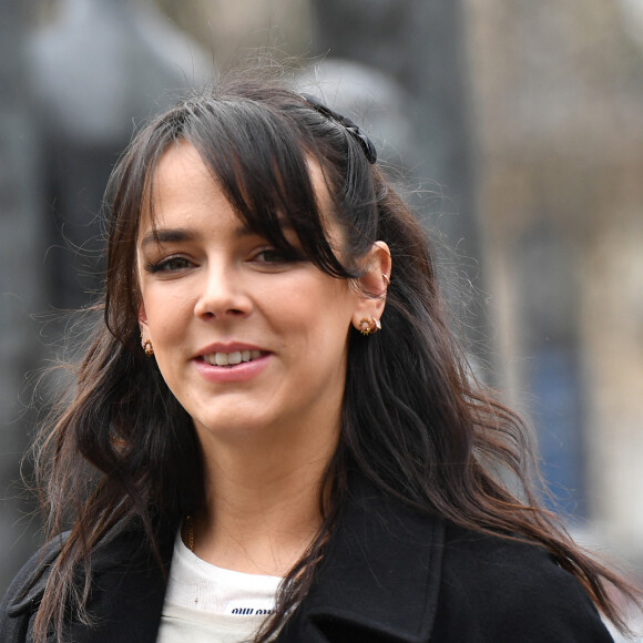 Pauline Ducruet - Arrivées au défilé Miu Miu prêt-à-porter automne-hiver 2023/2024 lors de la Fashion Week de Paris (PFW), à Paris, France, le 7 mars 2023. © Veeren / Christophe Clovis / Bestimage 