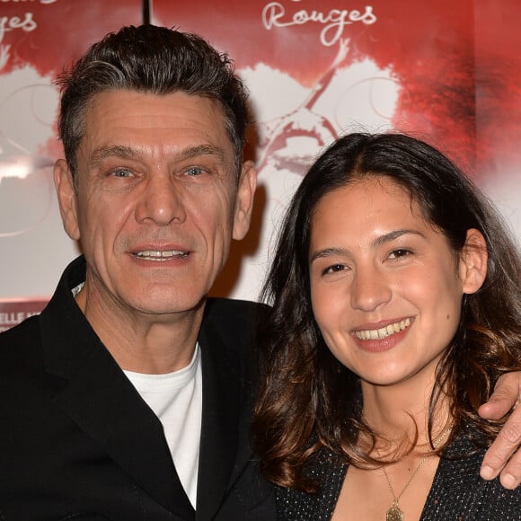 Un évènement suivi par une autre grossesse qui s'est soldée par un avortement décidé par Line Papin.
Exclusif - Marc Lavoine et sa compagne Line Papin au photocall de la générale de presse du spectacle musicale "Les Souliers Rouges" aux Folies Bergères à Paris, France, le 4 février 2020. © Veeren/Bestimage