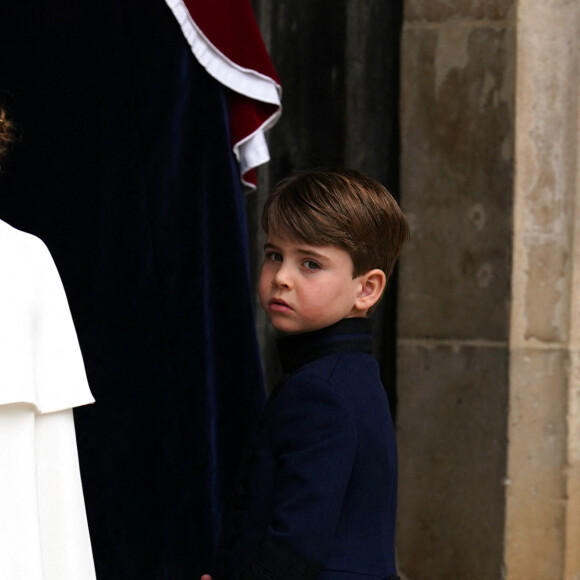 La princesse Charlotte de Galles, Le prince Louis de Galles - Les invités à la cérémonie de couronnement du roi d'Angleterre à l'abbaye de Westminster de Londres, Royaume Uni, le 6 mai 2023. 