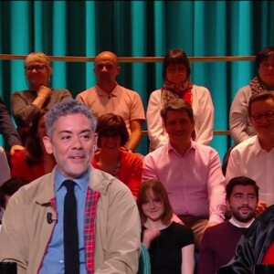 Léa Salamé a reçu Marianne James, Corinne Masiero, Manu Payet, Vincent Chalembert, Alain Bauer, Hugo Micheron et Coach Joe dans Quelle Époque !
Léa Salamé et Christophe Dechavanne présentent Quelle Époque !, sur France 2, samedi 6 mai 2023. © France 2