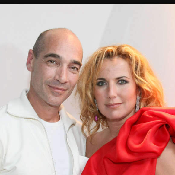 Jean-Marc Barr et Natacha Amal - Soirée Montblanc sur un bateau dans le port de Cannes