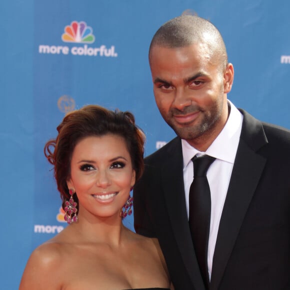 Eva Longoria et Tony Parker aux Emmys Awards en 2010