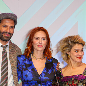 Mehdi Nebbou, Audrey Fleurot, Marie Denarnaud - Cérémonie d'ouverture du Festival Séries Mania à Lille le 17 mars 2023. © Stéphane Vansteenkiste/Bestimage